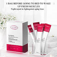 Набор ночных масок для лица Cahnsai Fullerene Collagen Good Night Gelly (4мл*20 шт)