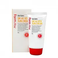 Витаминизированный солнцезащитный крем FarmStay DR-V8 Vita Sun Cream SPF50+/PA+++, 70 g