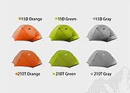 Намет 3F Ul Gear Floating cloud 2 (2-місний) 15D nylon 4 season orange, фото 2