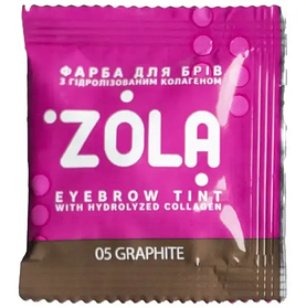 Фарба для брів з колагеном ZOLA Eyebrow Tint With Collagen - 05 Graphite (5 ml)
