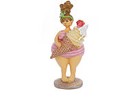 Декоративная статуэтка Мэгги с мороженым, 9.5*9*22см, полистоун (831-883)
