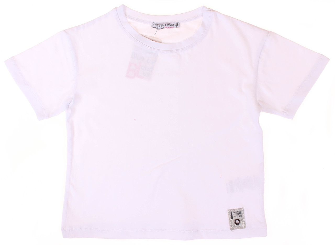 Футболка для дівчинки BIueland 3700 128 см Білий