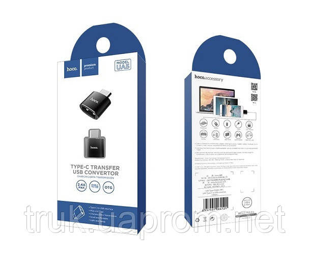 Перехідник OTG USB — Type-C Hoco UA5