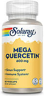 Мега кверцетин Solaray, Mega Quercetin, 600 мг, 60 капсул