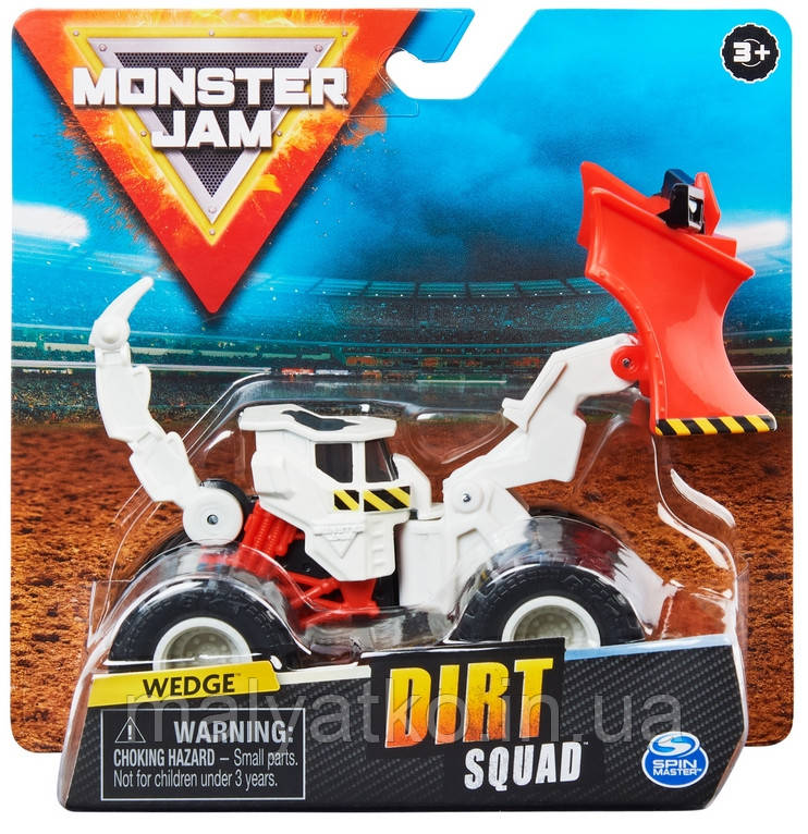 Джип позашляховик монстр трак Монстр Джем 1:64 Wedge Dirt Squad Monster Jam