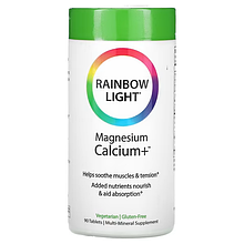 Магній і кальцій, 90 таблеток Rainbow Light