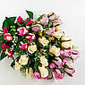 Штучні квіти. Букет бутонів троянд класичний 30 см, попіл троянди, фото 7