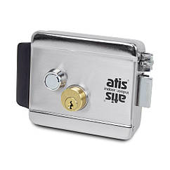Електромеханічний замок ATIS Lock Ch з хромованого металу для внутрішнього встановлення