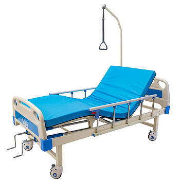 Медичне ліжко 4 секційне MED1-C09 для лікарні, клініки, будинку. Функціональне ліжко для інвалідів