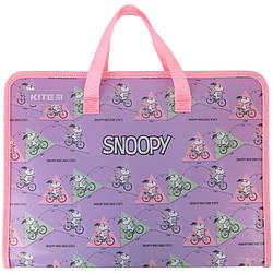Папка-портфель на блискавці Kite Snoopy 1 відділення A4 SN22-202