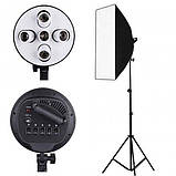 Студійне світло софтбокс 60x90 Prolighting на 5 ламп 135 Вт., фото 3