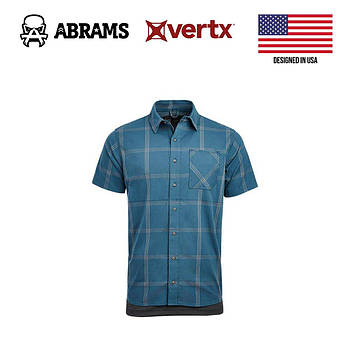 Сорочка Vertx Guardian Stretch Short Sleeve Shirt | Deep Sea Plaid