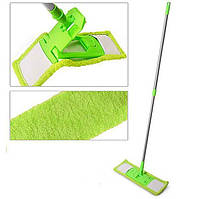 Швабра-полотер ЗЕЛЕНА 122 х 42 х 12 см, швабра полотер для дому