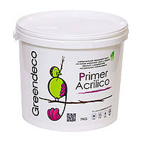 Primer Acrilico - мелкий кварцевый грунт на основе акриловых смол в водной эмульсии. Greendeco 7