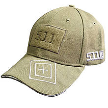Бейсболка 5.11 Tactical олива "+"
