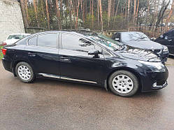 Молдинг дверний (4 шт, нерж.) для Toyota Avensis 2009-2018 рр