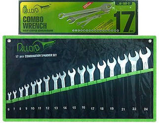 Набір ключів комбінованих Alloid 17 предметів (НК-2061-17)