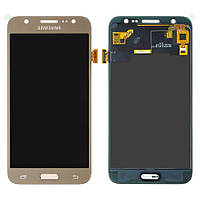 Екран (дисплей) Samsung Galaxy J5 2015 J500H + тачскрин золотистый IN-CELL