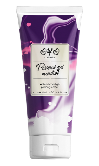 Мастило з пролонгуючим ефектом OYO Personal Gel Menthol, 50 мл
