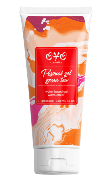 Інтимна гель-змазка з зігрівальним ефектом OYO Personal Gel Green Tea, 50 мл