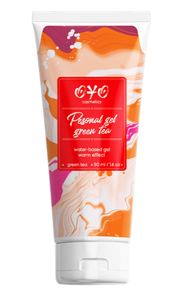 Інтимна гель-змазка з зігрівальним ефектом OYO Personal Gel Green Tea, 50 мл, фото 1