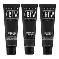 Система маскировки седых волос уровень 2-3 American Crew Precision Blend Dark 3х40 738678248355