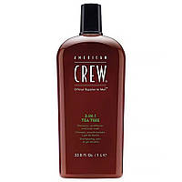 Шампунь (3 в 1) American Crew Shampoo, Кондиционер и Body Wash Tea Tree 1000 мл 669316223062