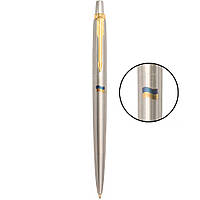 Шариковая ручка Parker JOTTER 17 SS GT BP Флаг желто-синий 16032_T008c