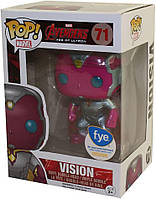 Funko Pop Marvel Avengers Age of Ultron Vision Metallic Exclusive Vinyl Bobblehead Figure