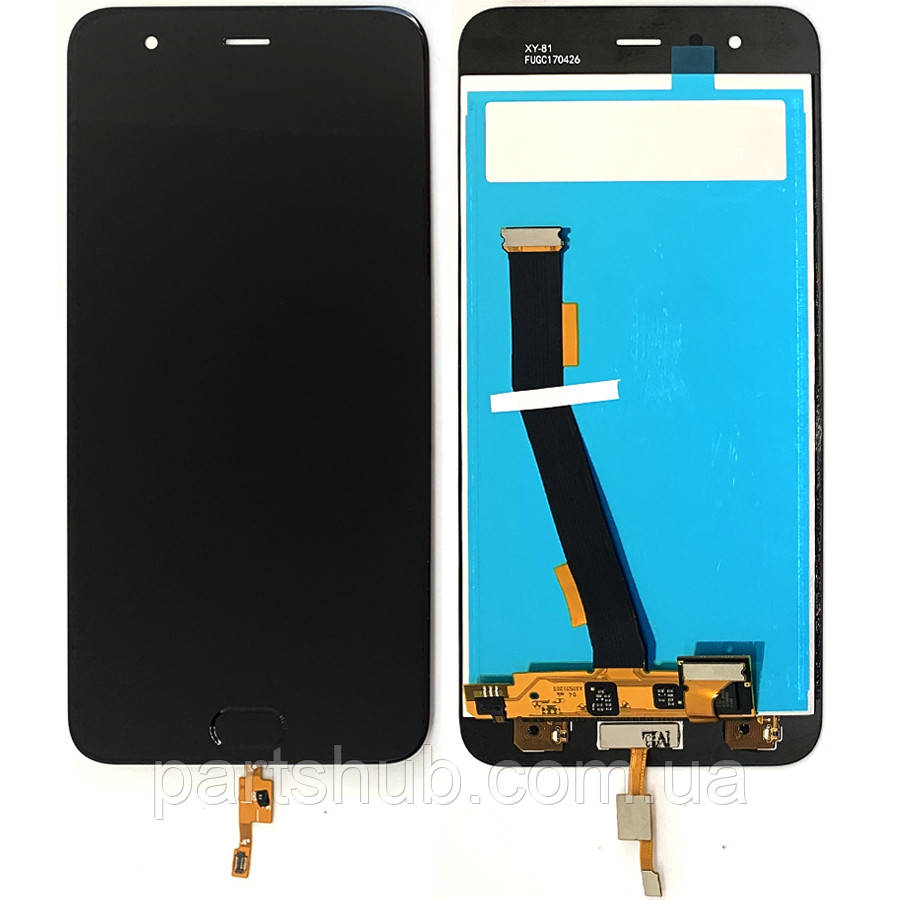 Дисплей (екран) Xiaomi Mi 6 Mi6 MCE16 з тачскріном (чорний AAAA), фото 1