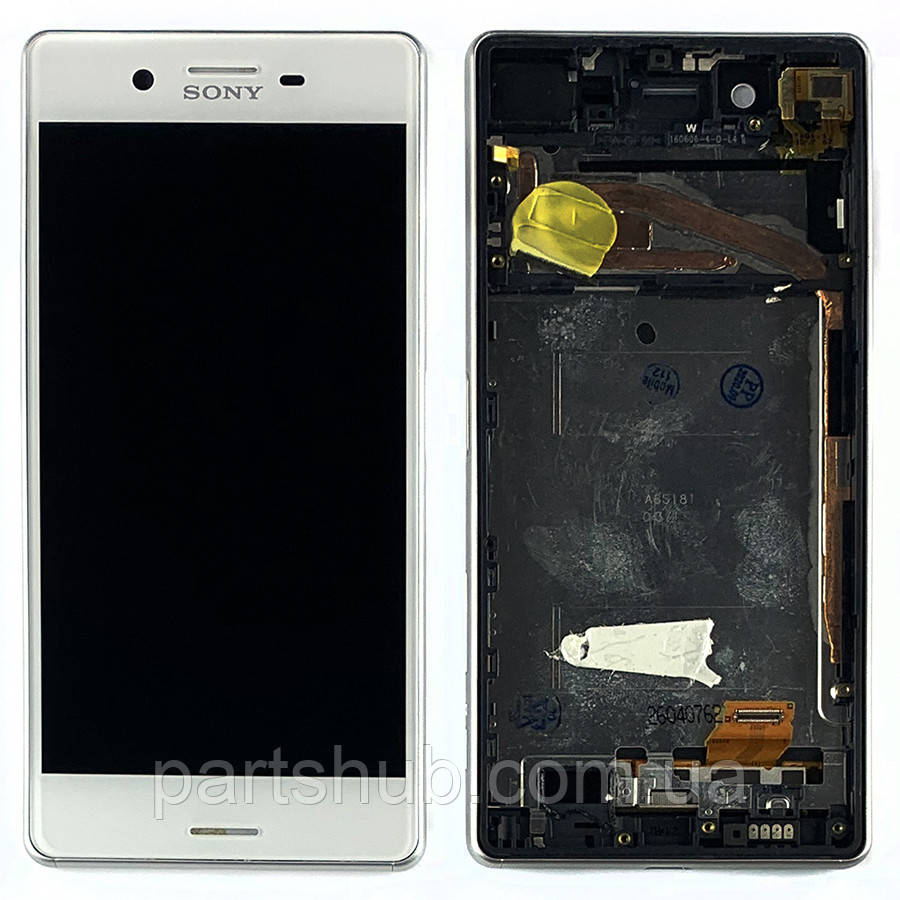 Дисплей (екран) Sony Xperia F5121 F5122, X Perfomance F8131 F8132 з тачскріном (білий оріг. Китай у рамці Xperia X), фото 1