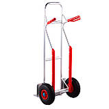 Візок складський алюмінієвий 200кг HIGHER HT-1878 Тележка візок вантажний Коляска Каляска Возик магазинний, фото 2