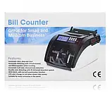 Рахункова машинка для грошей з детектором валют UV та виносним дисплеєм Bill Counter AL 6100 Лічильник банкнот, фото 3