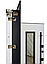 Полуторні вхідні двері з терморозривом Revolution Black Гарантія 7 років Замки Mottura, фото 4