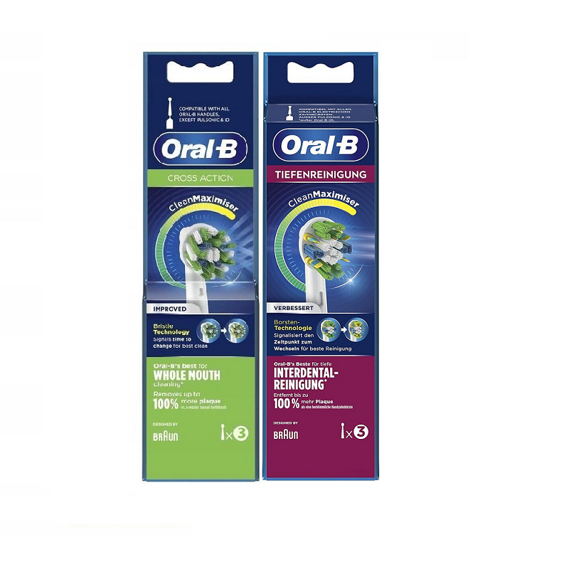 Насадки Oral-b Sensitive Clean (Sensi Ultra Thin, EB60) +Tiefenreinigung (Floss Action)