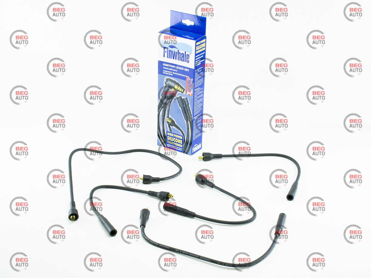 Провід високовольтні 2121 силікон (FC121) (FC121) (FINWHALE)