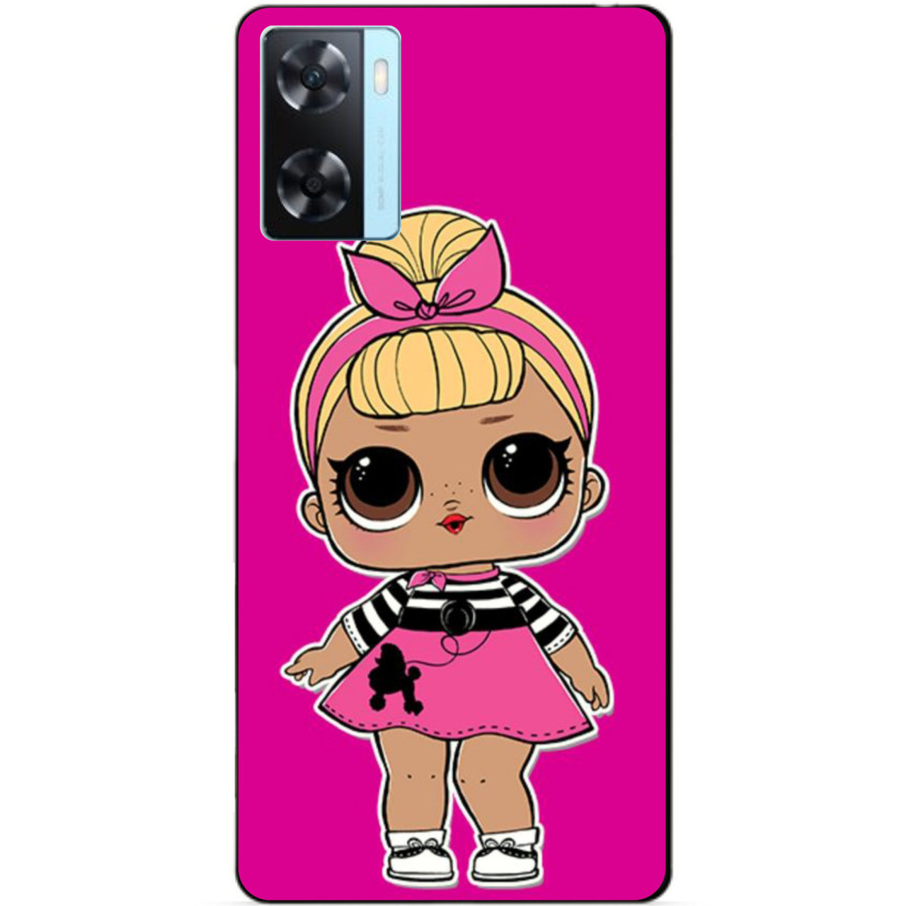 Силіконовий бампер чохол для Oppo A57s з малюнком Лялька LOL