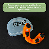 Капа для боксу боксерська для зубів EVERLAST EVERGEL Одностороння Помаранчевий (Evergel), фото 2