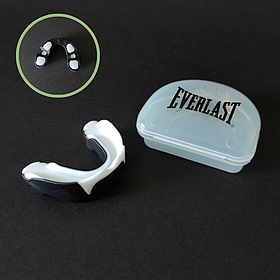 Капа для боксу боксерська для зубів Everlast Evergel Одностороння Білий (Evergel)