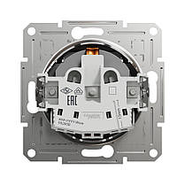 Розетка Schneider Electric Asfora антрацит одинарна з заземленням внутрішня з кришкою EPH3100171, фото 4