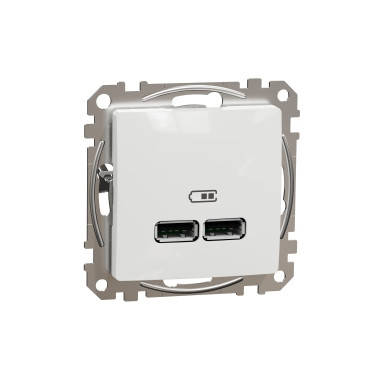 USB-рож A+A 2,1A Білий Sedna Design, фото 1