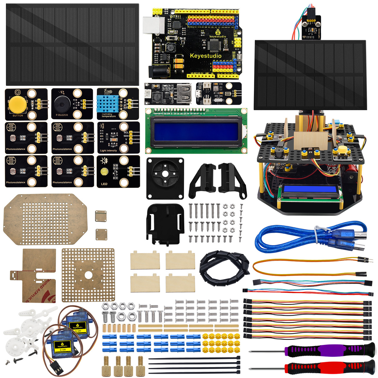 Набор Arduino Keyestudio Solar Tracking Kit (ID#1823977300), цена: 3100 ...