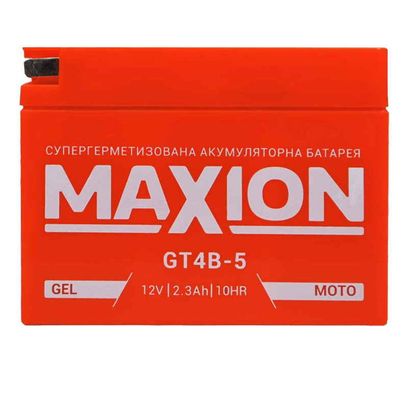Мотоакумулятор MAXION 12 V 2,3 A R+ (правий +) GT 16L-BS 4B-5