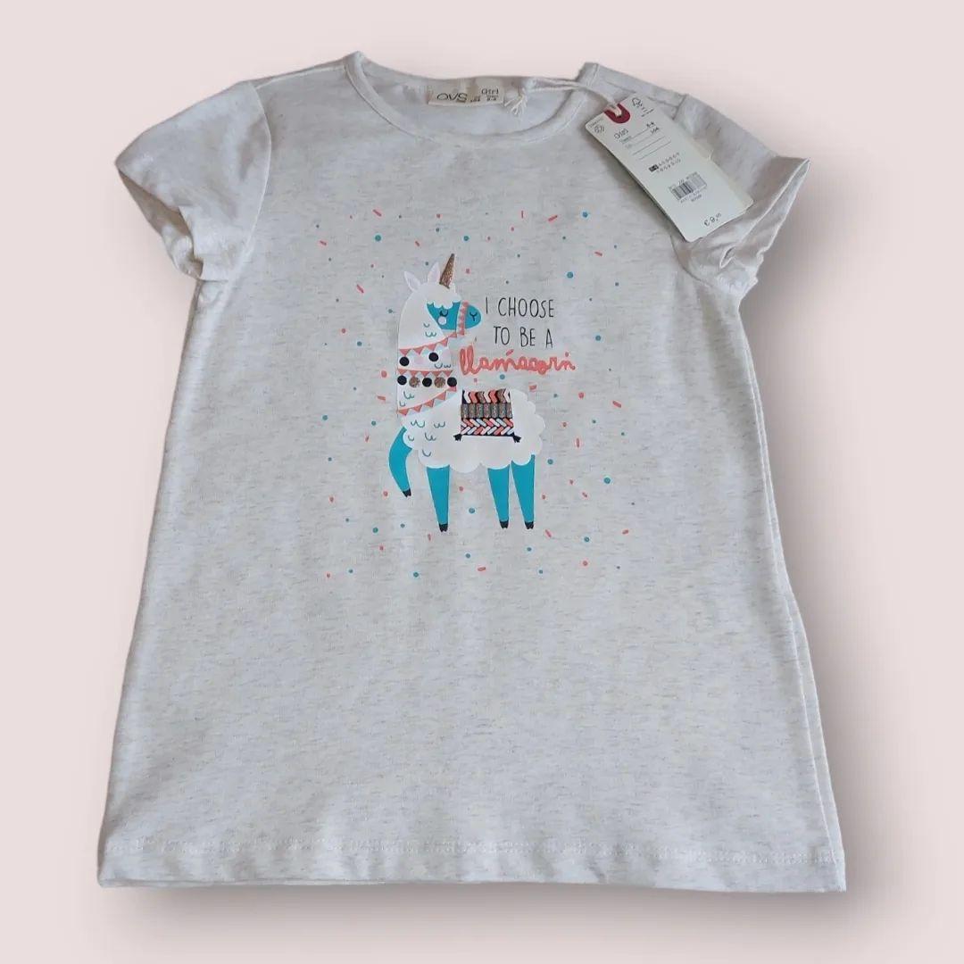 Дитяча літня футболка на дівчинку OVS (Італія) розмір 104 (3-4 роки)