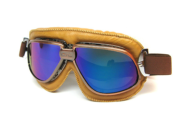 Окуляри для мотоцикла байкерські ретро, фото 1