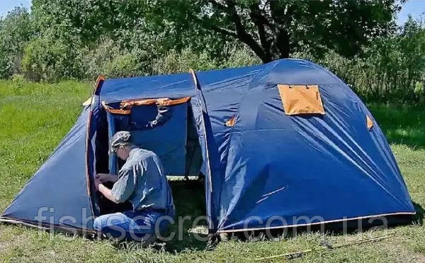 Намет Lanyu LY-1636 шестимісний туристичний з тамбуром, фото 1