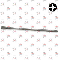 Біта 1/4" хрестова PH2 х150 мм під шуруповерт магнітна Anti-Slip (FSMC0802) (Toptul)