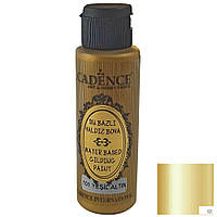 Краска акриловая Cadence с эффектом золочения Waterbased Gilding Paint 70 мл Золото зелёное (113_101)