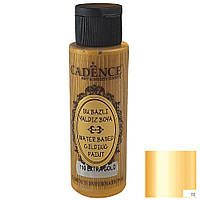 Краска акриловая Cadence с эффектом золочения Waterbased Gilding Paint 70 мл золото экстра (113_110)