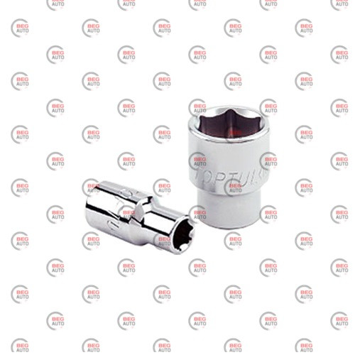 Головка торцева шестигранна 1/4" 6 мм crv (BAEA0806) (Toptul)